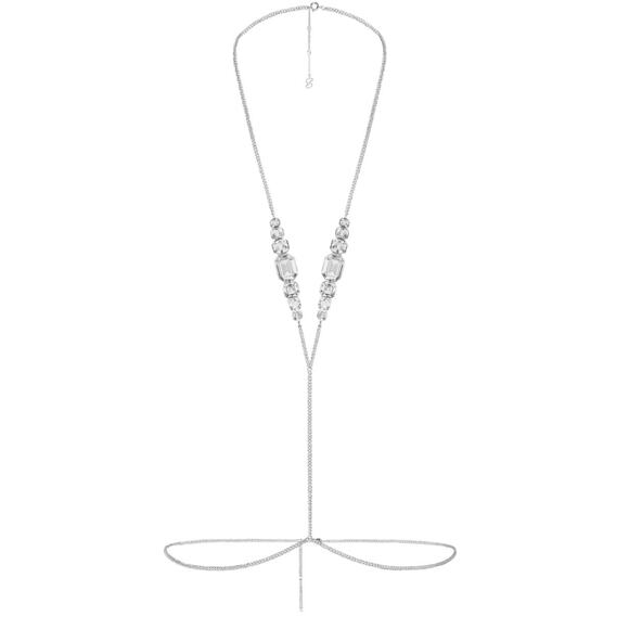 Swarovski x SKIMS V BODY CHAIN (Silver) open box - Picture 1 of 3